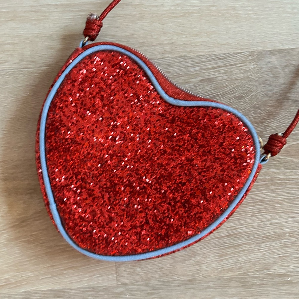Crewcuts Heart Glitter Purse (Little Girl)